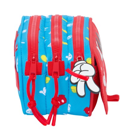 Portaoggetti Doppio Mickey Mouse Clubhouse Fantastic Azzurro Rosso 21,5 x 10 x 8 cm