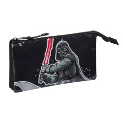 Portaoggetti Doppio Star Wars The fighter Nero 22 x 12 x 3 cm