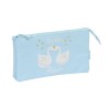 Portaoggetti Triplo Glow Lab Cisnes Azzurro Chiaro 22 x 12 x 3 cm