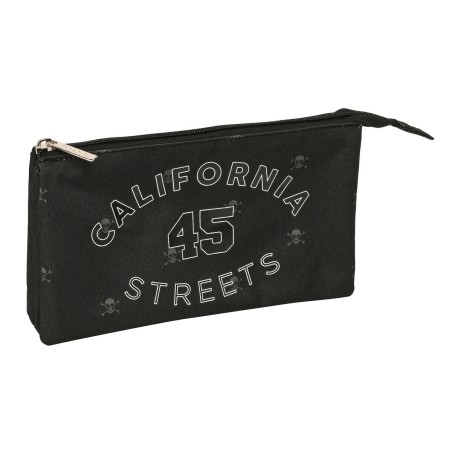Portaoggetti Triplo Safta California Nero 22 x 12 x 3 cm