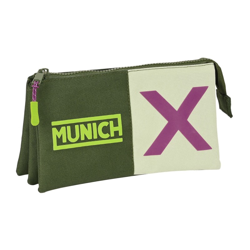 Portaoggetti Triplo Munich Bright khaki Verde 22 x 12 x 3 cm Portaoggetti Triplo Munich Bright khaki Verde 22 x 12 x 3 cm
