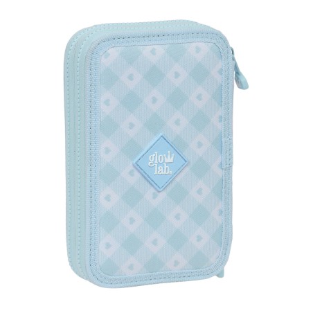 Astuccio Doppio Glow Lab Cisnes Azzurro 12.5 x 19.5 x 4 cm (28 Pezzi)