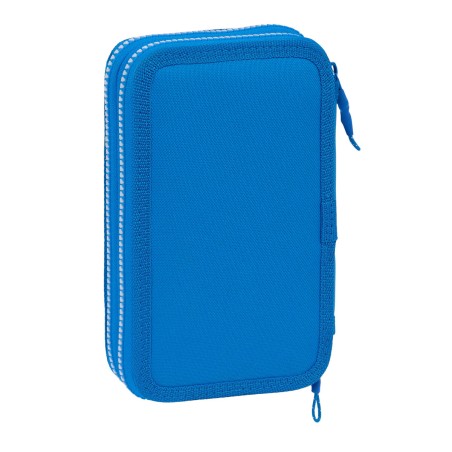 Astuccio Doppio R. C. Deportivo de La Coruña Azzurro 12.5 x 19.5 x 4 cm (28 Pezzi)