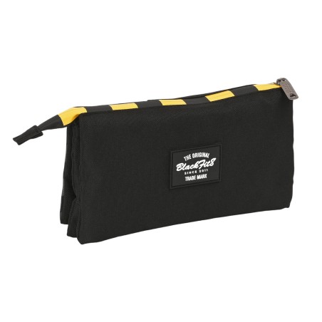 Portaoggetti Triplo BlackFit8 Zone Nero 22 x 12 x 3 cm