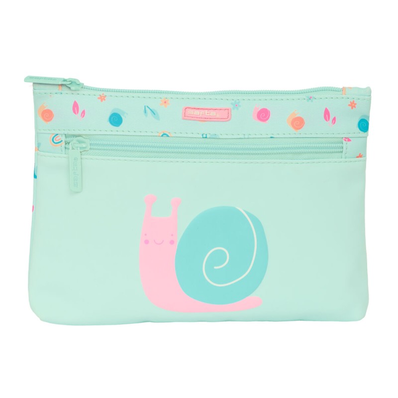 Astuccio Scuola Safta Caracol Caracol Turchese 23 x 16 x 3 cm Astuccio Scuola Safta Caracol Caracol Turchese 23 x 16 x 3 cm
