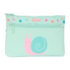 Astuccio Scuola Safta Caracol Caracol Turchese 23 x 16 x 3 cm