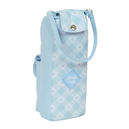Astuccio Scuola Glow Lab Cisnes Azzurro Chiaro 6 x 21 x 6 cm
