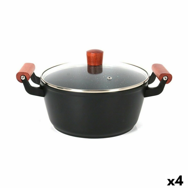 Casseruola con coperchio in vetro Quttin Doha 34 X 24 X 13 CM (4 Unità) Casseruola con coperchio in vetro Quttin Doha 34 X 24 X 13 CM (4 Unità)