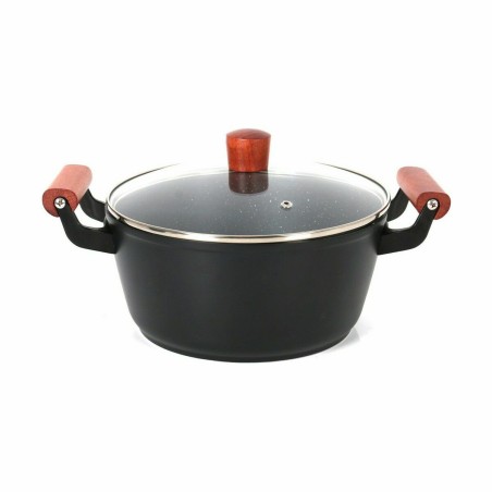 Casseruola con coperchio in vetro Quttin Doha 34 X 24 X 13 CM (4 Unità)