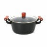 Casseruola con coperchio in vetro Quttin Doha 34 X 24 X 13 CM (4 Unità)