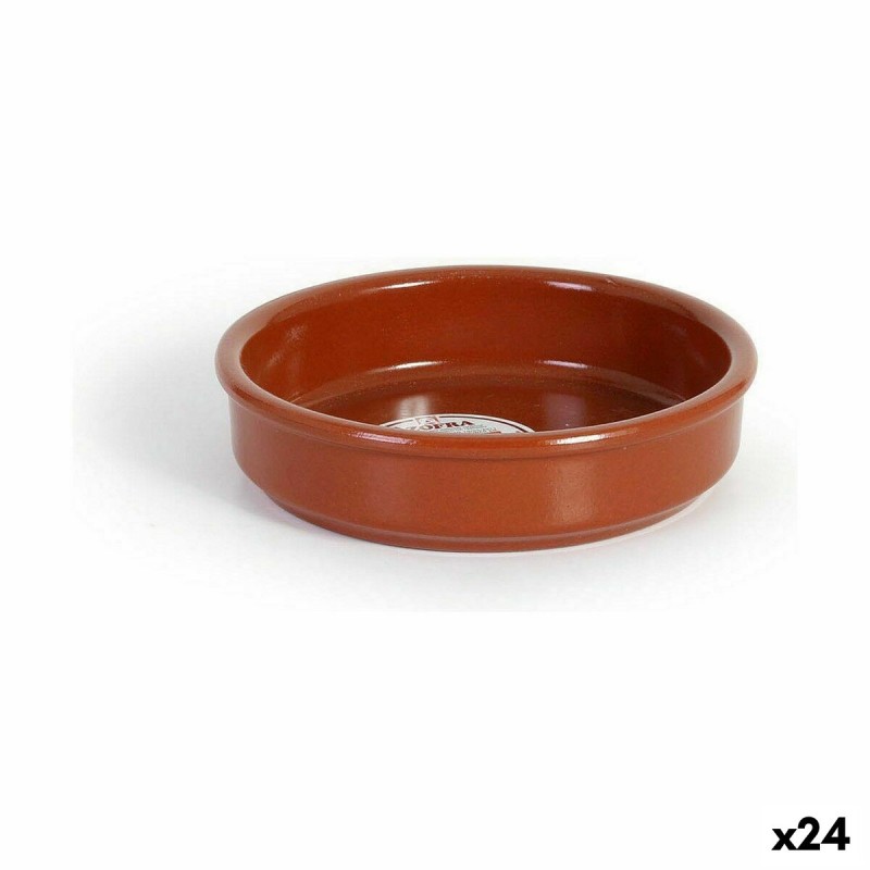 Teglia Azofra Argilla cotta Ø 14 x 14 x 3,3 cm (24 Unità) Teglia Azofra Argilla cotta Ø 14 x 14 x 3,3 cm (24 Unità)