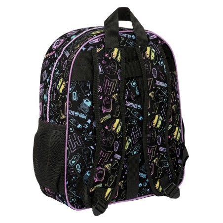 Zaino per Bambini Monster High Nero 32 X 38 X 12 cm
