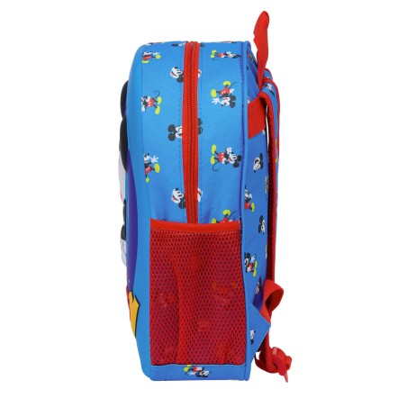 Zaino Scuola Mickey Mouse Clubhouse Azzurro 27 x 33 x 10 cm