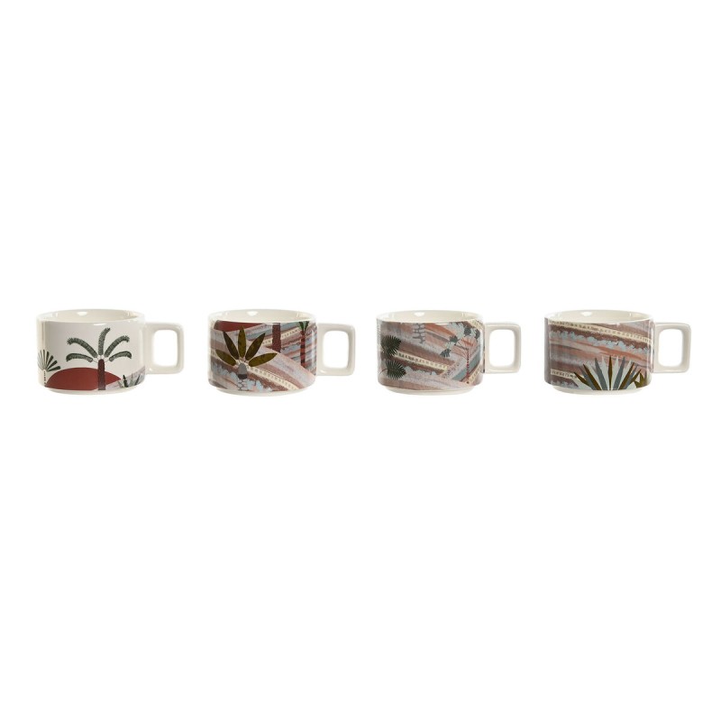 Set di Tazze da Caffè Home ESPRIT Beige Rosa Terracotta Lilla Metallo Bambù Dolomite 260 ml Set di Tazze da Caffè Home ESPRIT Beige Rosa Terracotta Lilla Metallo Bambù Dolomite 260 ml