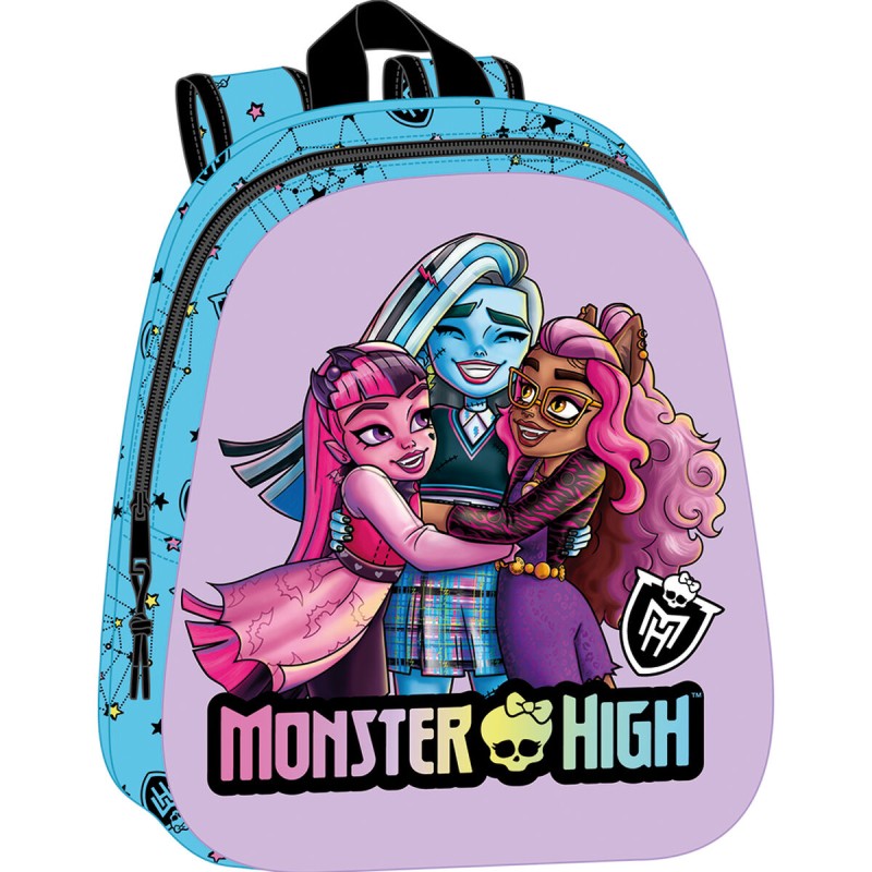 Zaino Scuola Monster High Azzurro Lilla 27 x 33 x 10 cm Zaino Scuola Monster High Azzurro Lilla 27 x 33 x 10 cm