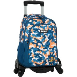 Trolley per la Scuola Fortnite Azzurro 42 x 32 x 20 cm Mimetico