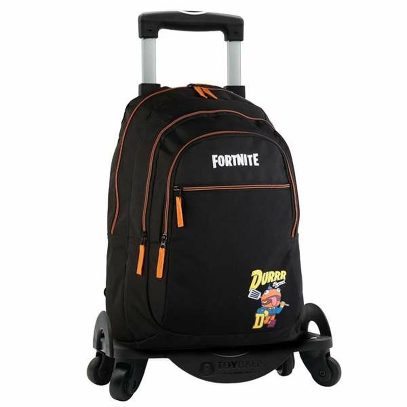 Trolley per la Scuola Fortnite Durrr Nero 44 x 30 x 20 cm Trolley per la Scuola Fortnite Durrr Nero 44 x 30 x 20 cm