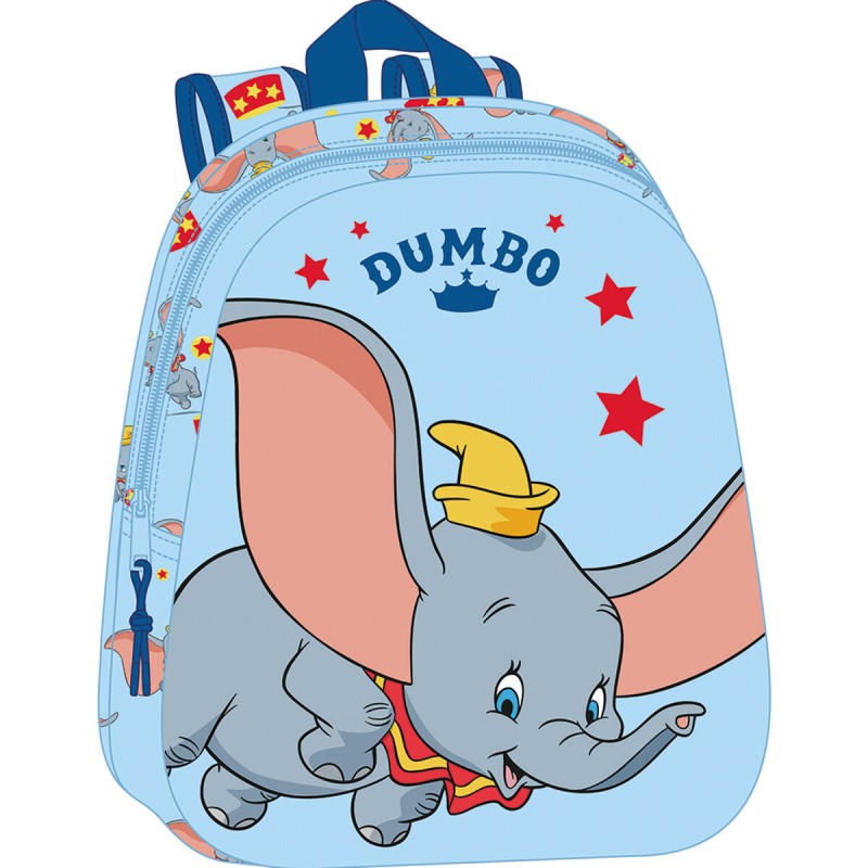 Zaino Scuola Clásicos Disney Blu cielo 27 x 33 x 10 cm Zaino Scuola Clásicos Disney Blu cielo 27 x 33 x 10 cm