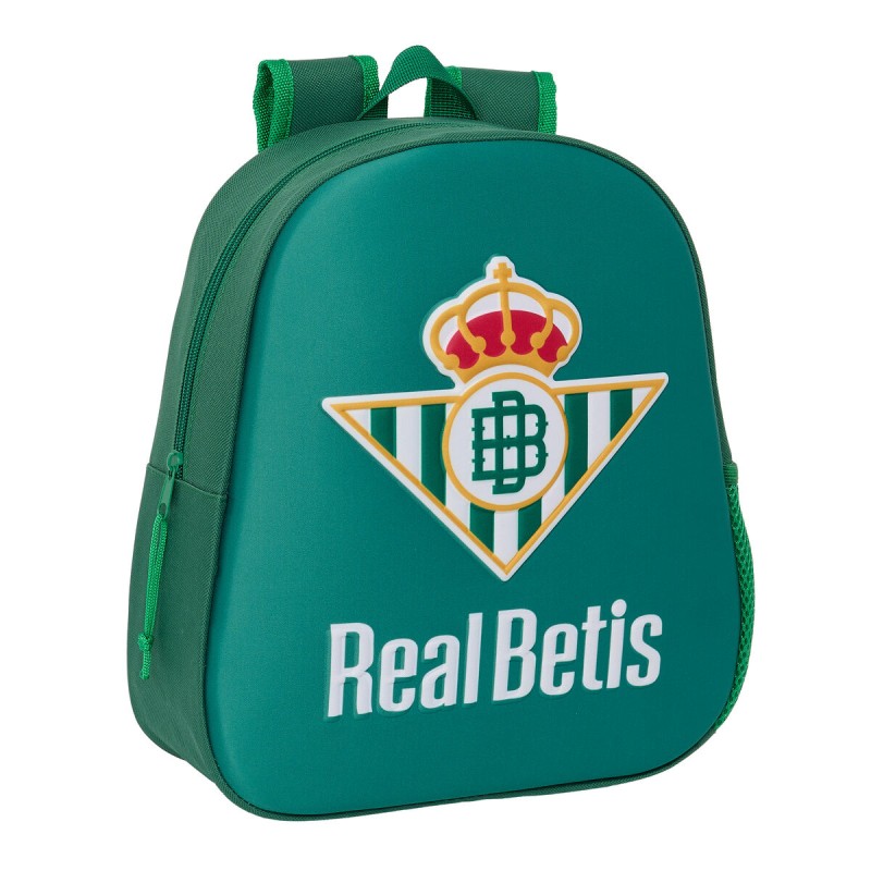 Zaino Scuola 3D Real Betis Balompié Verde 27 x 33 x 10 cm Zaino Scuola 3D Real Betis Balompié Verde 27 x 33 x 10 cm