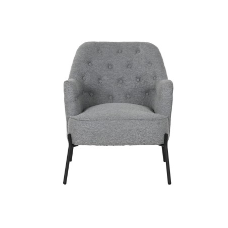 Poltrona DKD Home Decor Grigio Metallo 65 x 73 x 79,5 cm