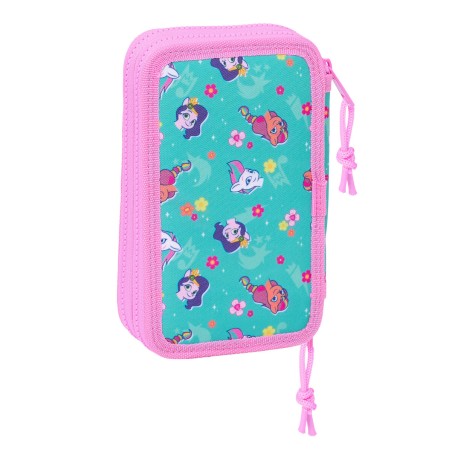 Astuccio Doppio My Little Pony Magic Rosa Turchese 12.5 x 19.5 x 4 cm 28 Pezzi