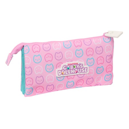 Portaoggetti Triplo Gabby's Dollhouse Party Rosa 22 x 12 x 3 cm