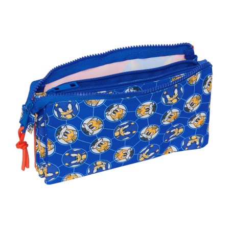 Portaoggetti Triplo Sonic Prime Azzurro 22 x 12 x 3 cm