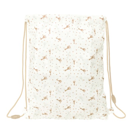 Zainetto con Cordini Sophie la Girafe Beige 26 x 34 x 1 cm