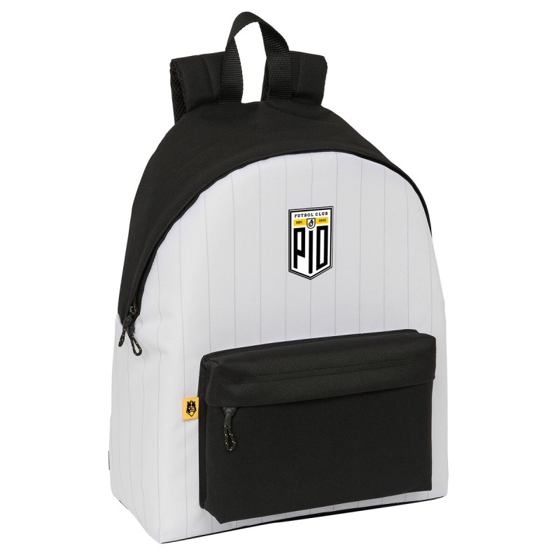 Zaino Scuola Kings League PÍo Bianco Nero 33 x 42 x 15 cm Zaino Scuola Kings League PÍo Bianco Nero 33 x 42 x 15 cm