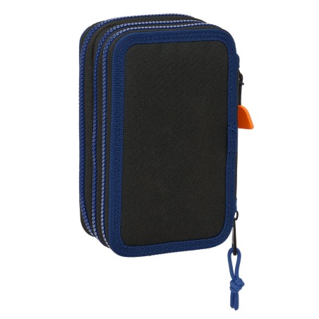 Plumier Triplo Naruto Ninja Azzurro Nero 12,5 x 19,5 x 5,5 cm 36 Pezzi