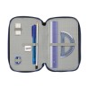 Plumier Triplo Naruto Ninja Azzurro Nero 12,5 x 19,5 x 5,5 cm 36 Pezzi
