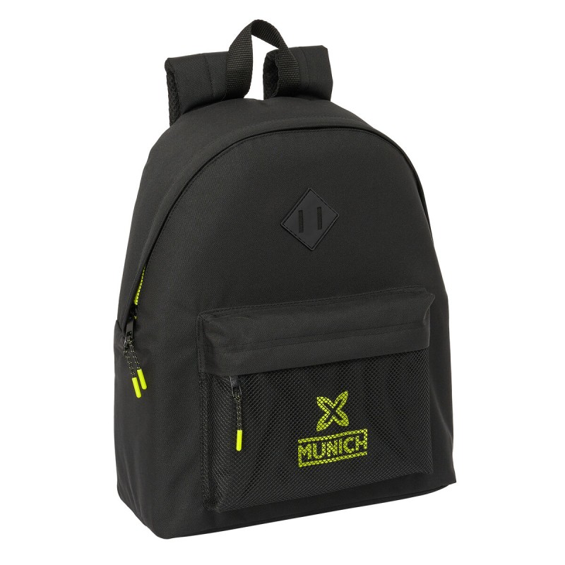 Zaino Scuola Munich Beat Nero 33 x 42 x 15 cm Zaino Scuola Munich Beat Nero 33 x 42 x 15 cm