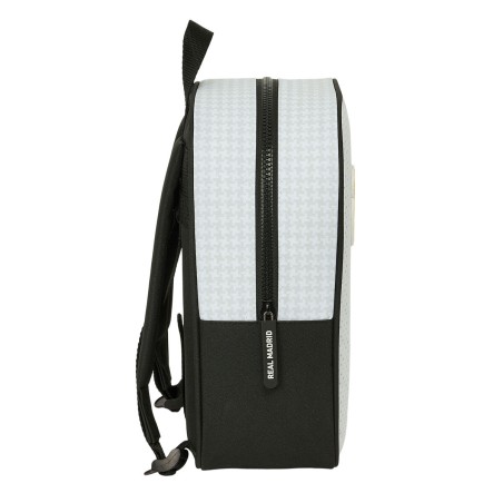 Zaino per Bambini Real Madrid C.F. 24/25 Bianco Grigio 22 x 27 x 10 cm