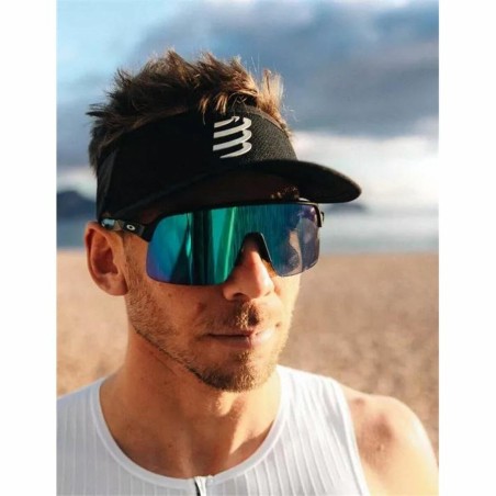 Visiera Compressport XHWU389-9002 Nero Taglia unica