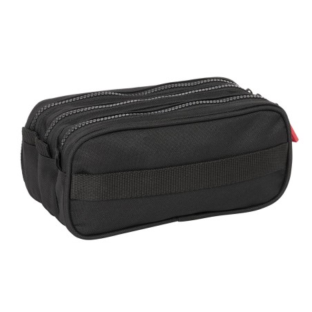 Portaoggetti Triplo F.C. Barcelona Black Nero 21,5 x 10 x 8 cm