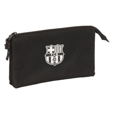 Portaoggetti Triplo F.C. Barcelona Nero 22 x 12 x 3 cm