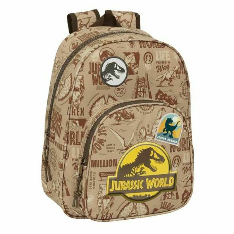 Zaino Scuola Jurassic World Beige 27 x 33 x 10 cm Zaino Scuola Jurassic World Beige 27 x 33 x 10 cm