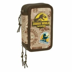 Plumier Triplo Jurassic World 12,5 x 19,5 x 5,5 cm 37 Pezzi