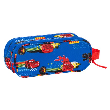 Portaoggetti Doppio Cars Race ready Azzurro 21 x 8 x 6 cm