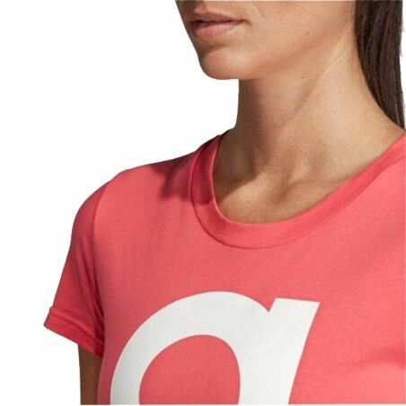 Maglia a Maniche Corte Donna Adidas Essentials Rosa chiaro