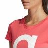 Maglia a Maniche Corte Donna Adidas Essentials Rosa chiaro