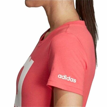 Maglia a Maniche Corte Donna Adidas Essentials Rosa chiaro
