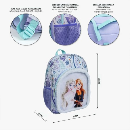 Zaino Scuola Frozen Lilla