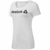 Maglia a Maniche Corte Donna Reebok Scoop Neck Bianco