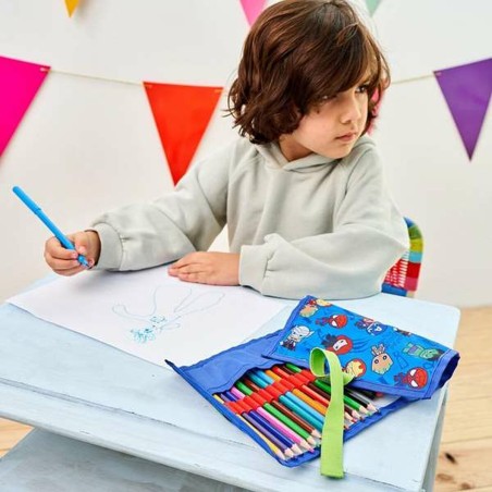 Astuccio per la Scuola con Accessori The Avengers (22 pcs)