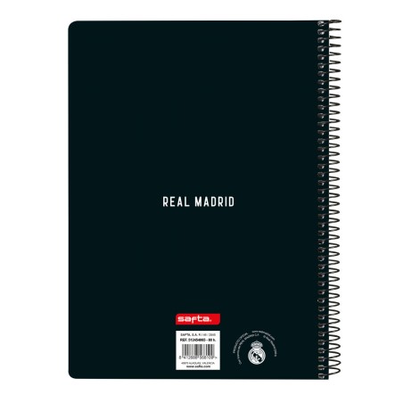 Agenda Real Madrid C.F. Bianco Grigio A5 80 Pagine