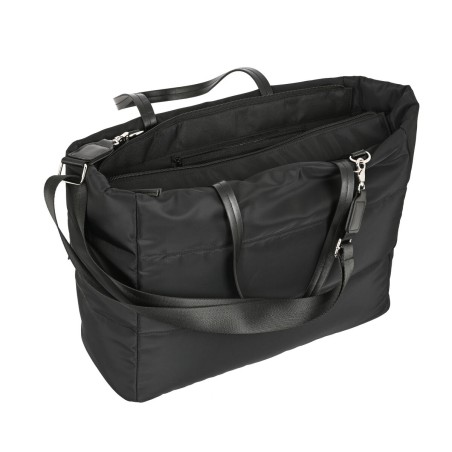 Borsa Moos Negro Trapunta Nero (54 x 31 x 17 cm)
