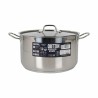 Pentola con Coperchio Quttin Hotel Acciaio ø 30 x 17 cm (2 Unità)