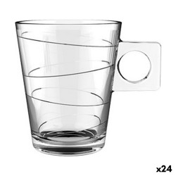 Set di Tazze da Caffè Lima onda 80 ml 3 Pezzi (24 Unità)