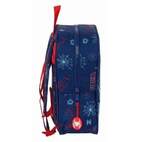 Zaino per Bambini Spider-Man Neon 22 x 27 x 10 cm